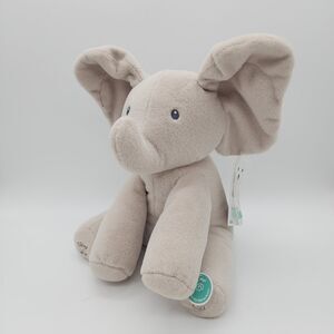 Baby GUND Flappy The Elephant Plush Toy 11" Sings Ears Hang Low Animated Talking